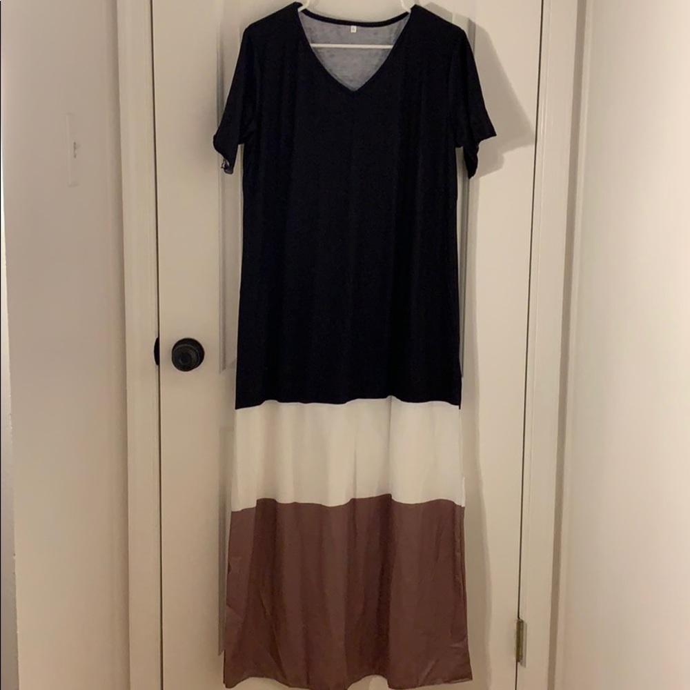 Women’s size xl three colored maxi dress